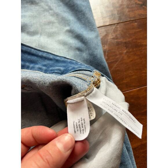 Lane Bryant Flex Magic Wait Band Signature Fit High Rise Girlfreind Straight 16 - Picture 4 of 7